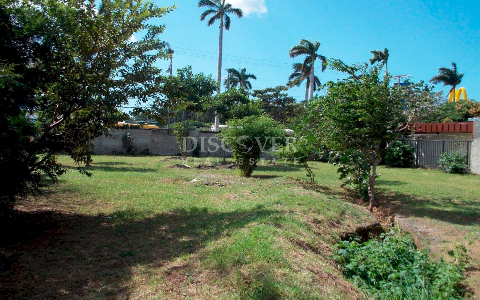 Land for sale in a high value area on the Masaya Highway 