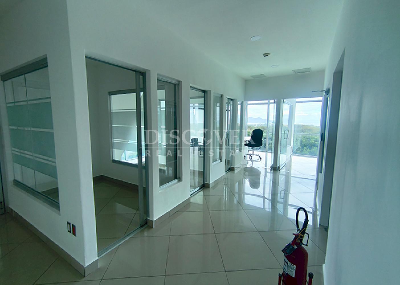 Office spaces for rent in a corporate building on Pista Suburbana
