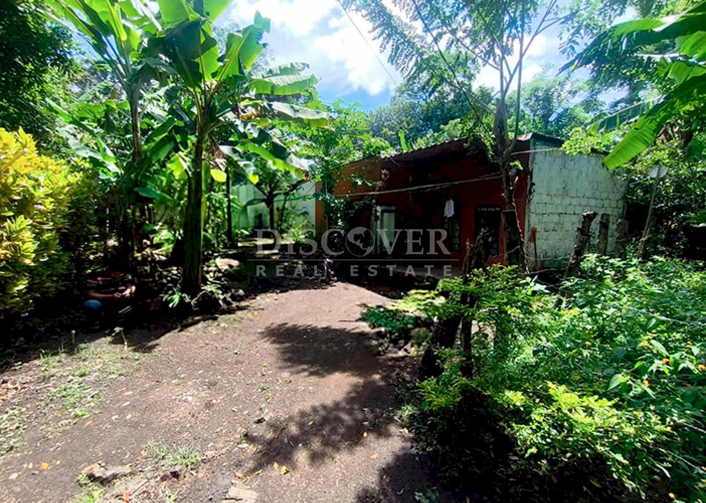 Land with house for sale on Ometepe Island