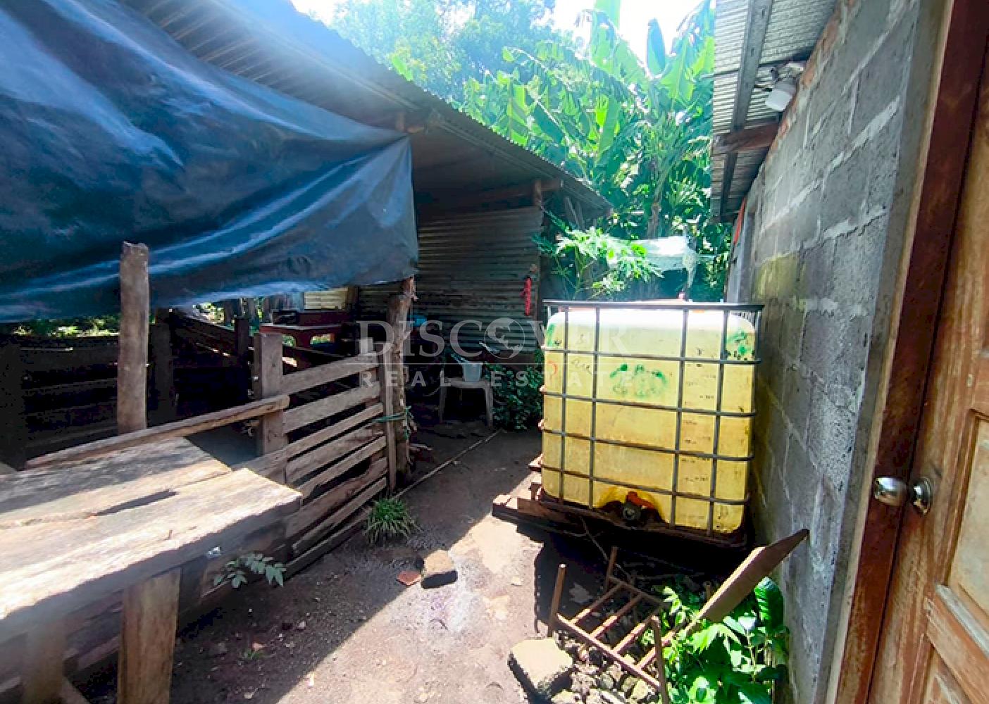 Land with house for sale on Ometepe Island