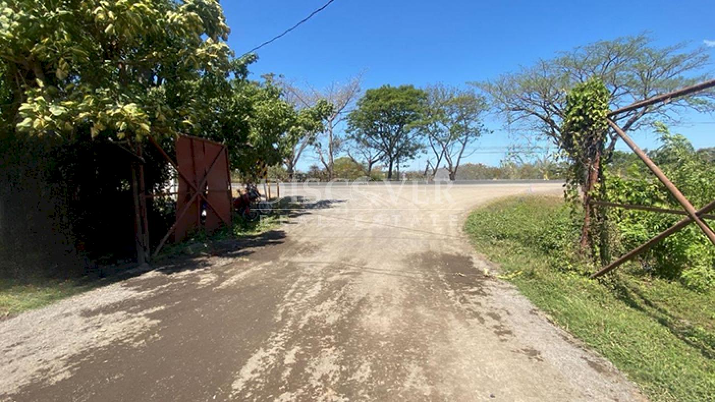 Land for sale and rent opposite the main road in Chinandega