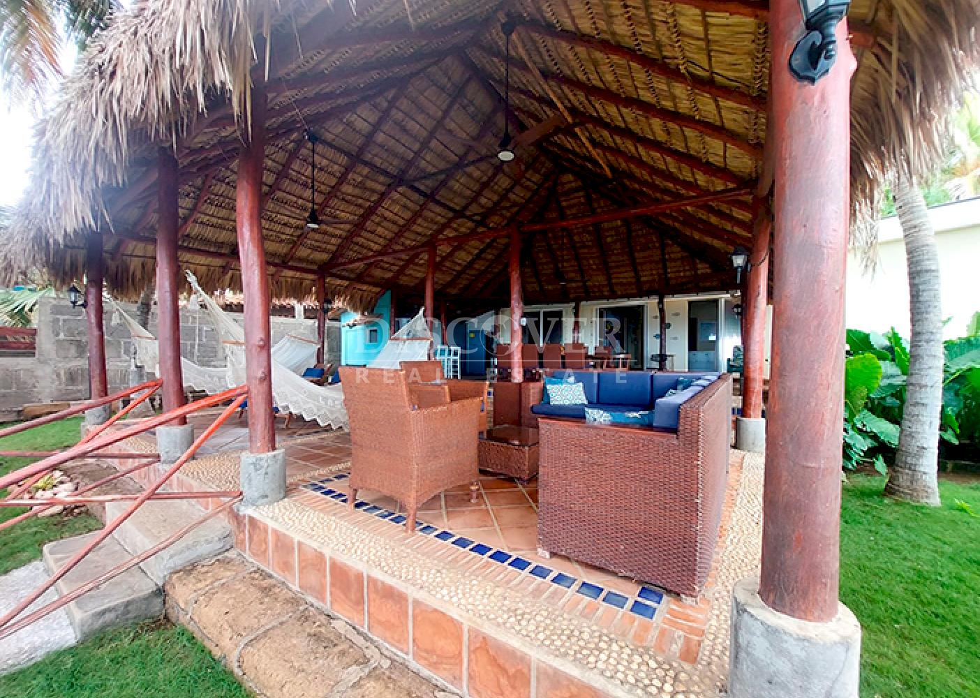  Beach House for Sale in Pochomil - Oceanfront