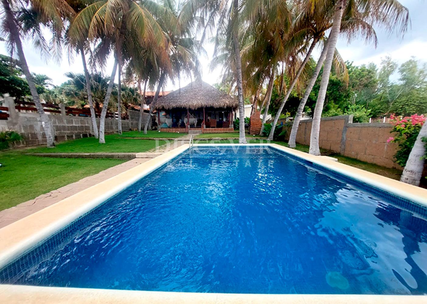  Beach House for Sale in Pochomil - Oceanfront